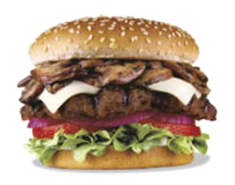 Image: Carl's Jr. Portobello Mushroom burger