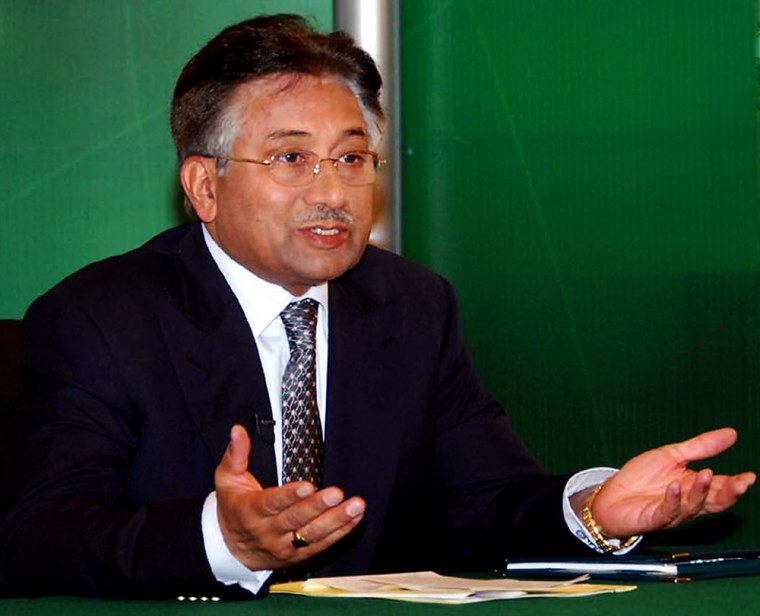 Image: Pakistani President Pervez Musharraf