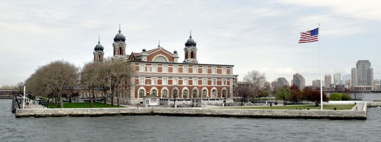Image: The main building on Ellis Island