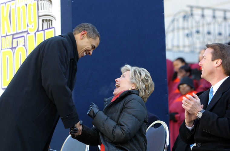 Image: Barack Obama, Hillary Clinton, John Edwards