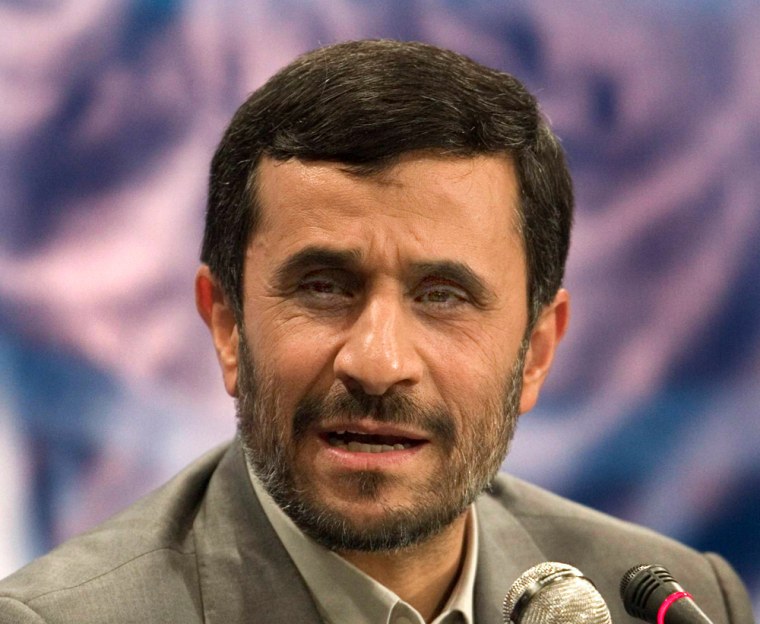 Image: Iranian President Mahmoud Ahmadinejad