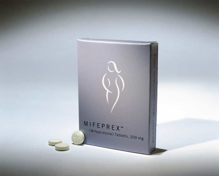 Image: Abortion pill, RU-486, seen here as Mifeprex