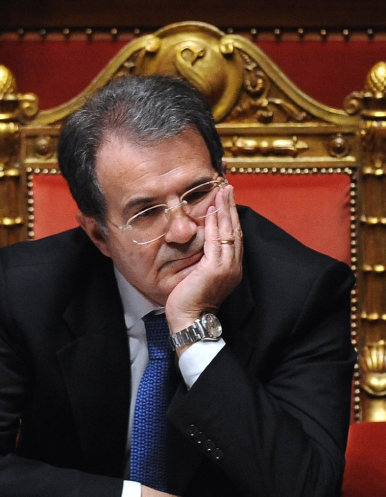 Image: Italian Prime Minister Romano Prodi