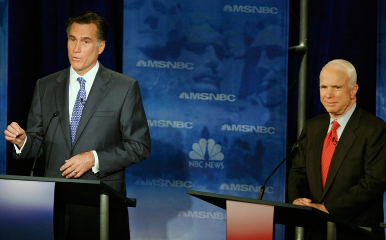 Mitt Romney, John MCCain