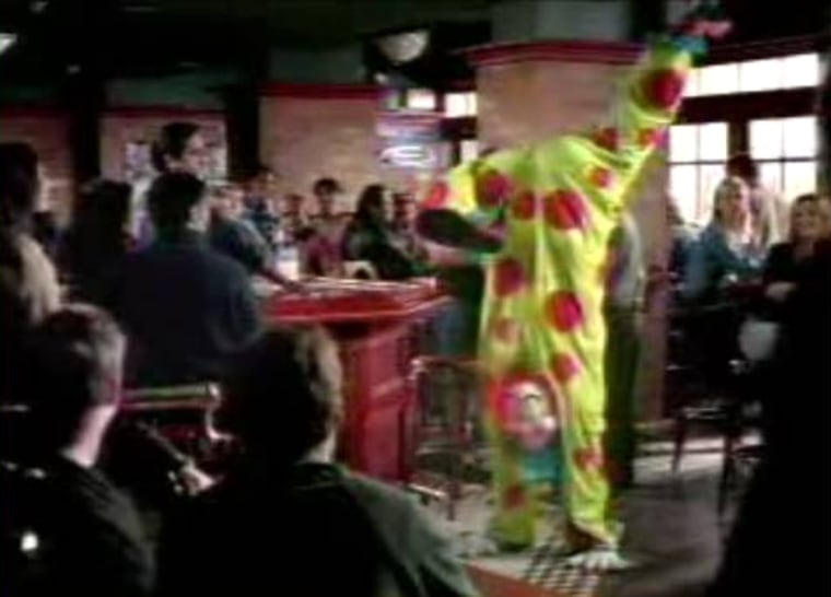 Image: Bud Light commercial - Upside Down Clown