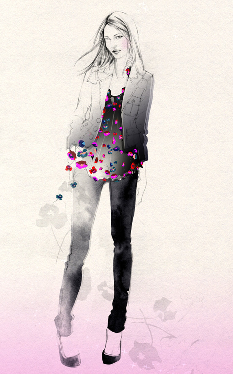Image: Fashion sketch