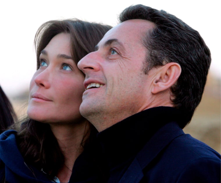 Image: Nicolas Sarkozy and Carla Bruni