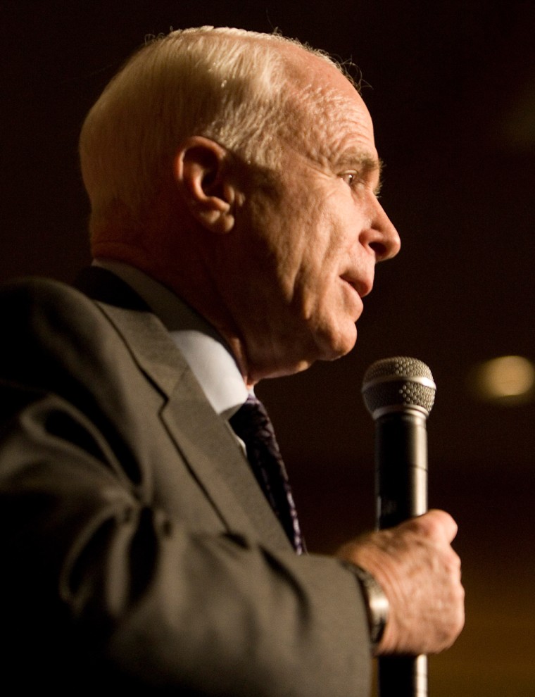 Image: John McCain campaigns in Seattle