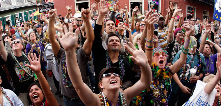 Image: Mardi Gras celebrations in New Orleans