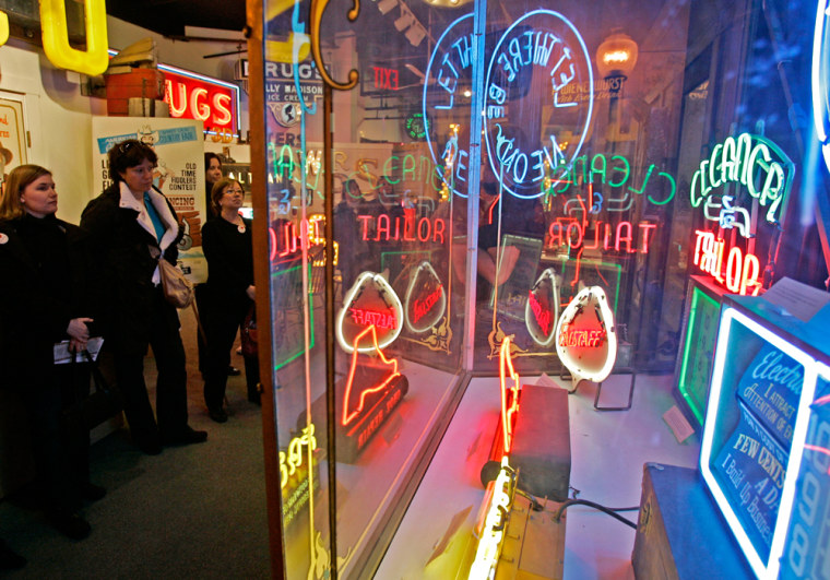 Neon print and low-energy digital print technology showcased by