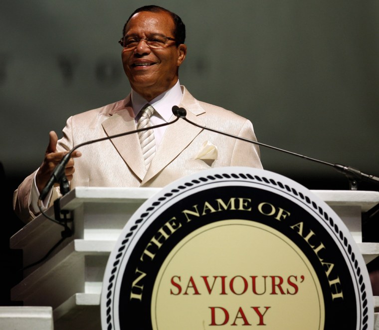 Image:Louis Farrakhan  in Chacago on Sunday