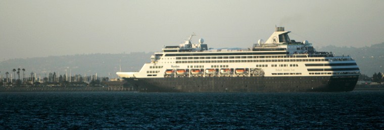 Image: The Holland America Ryndam cruise ship returns  to San Diego
