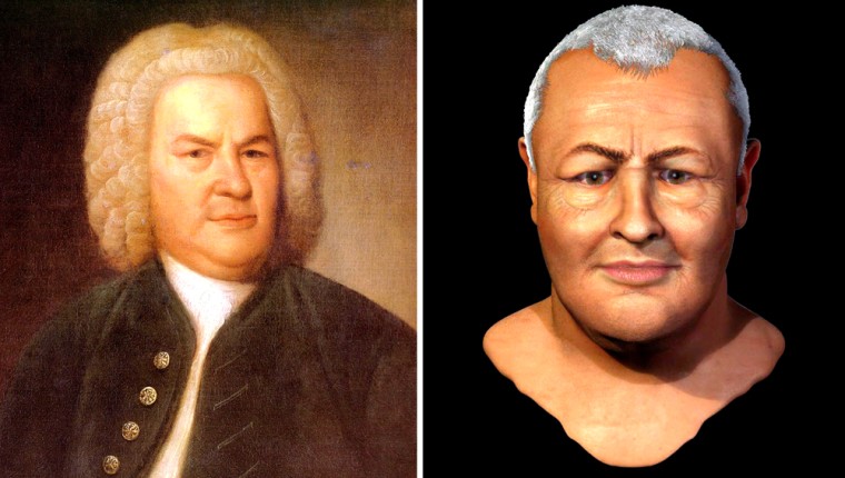 Face of Johann Sebastian Bach reconstructed