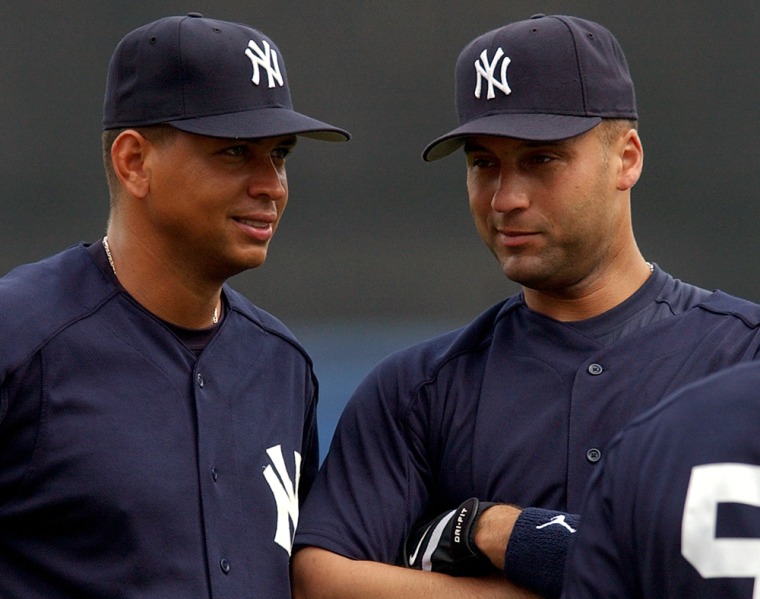 Image: New York Yankees' Alex Rodriguez, left, and Derek Jeter.