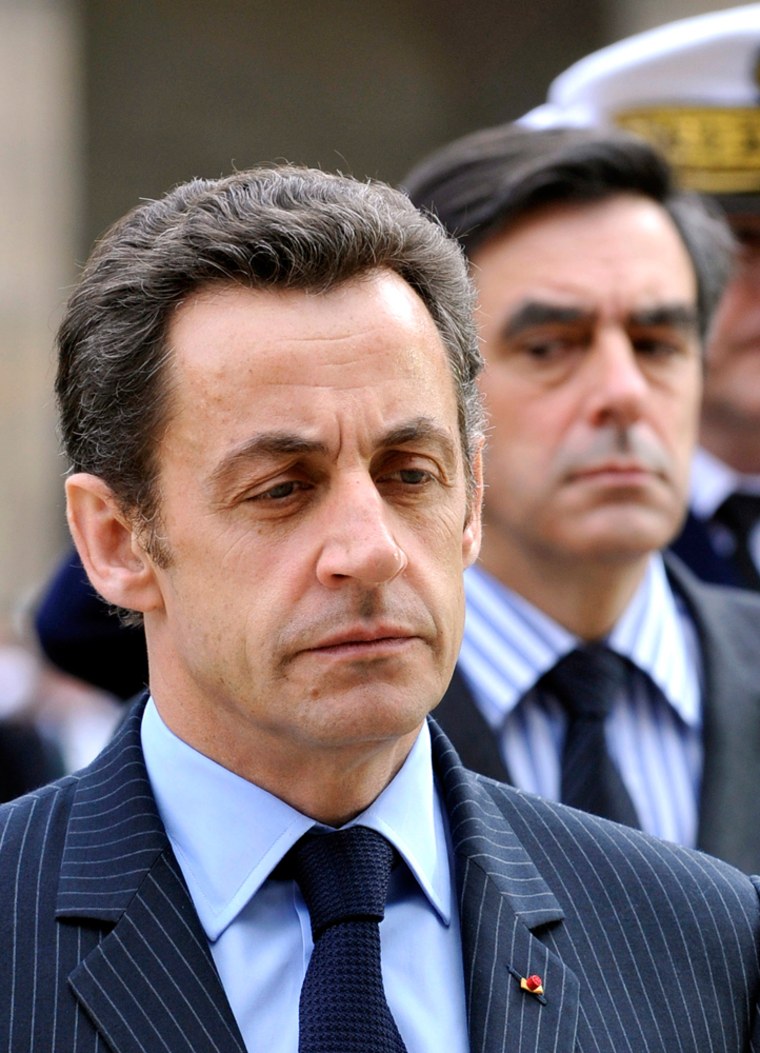 Image: France's President Nicolas Sarkozy.