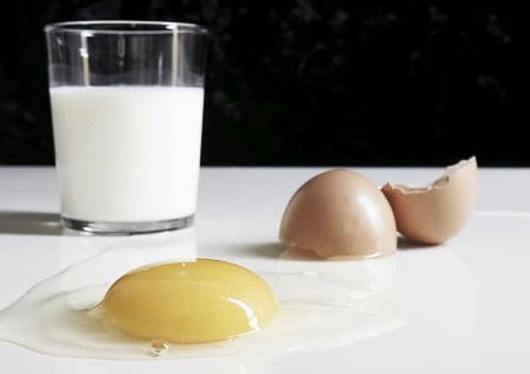 Image: Milk and eggs