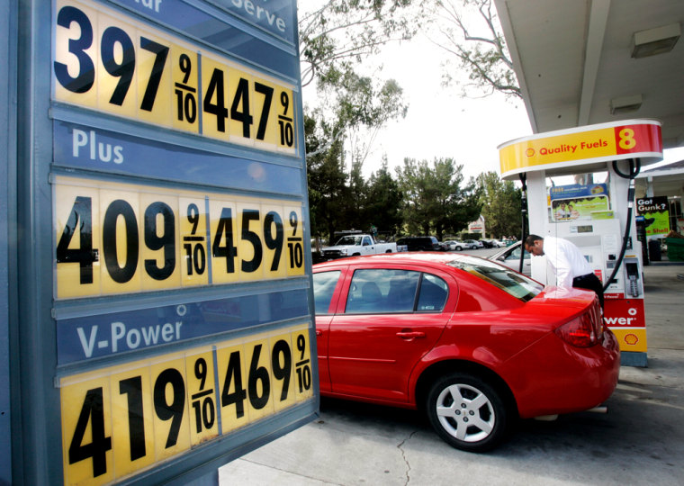 Image: Rising gas prices