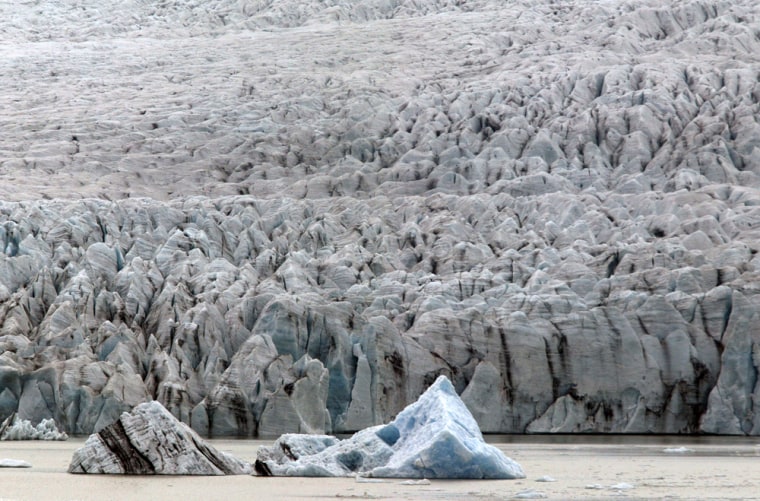 Image: Icelandic glacier of Vatnajokull