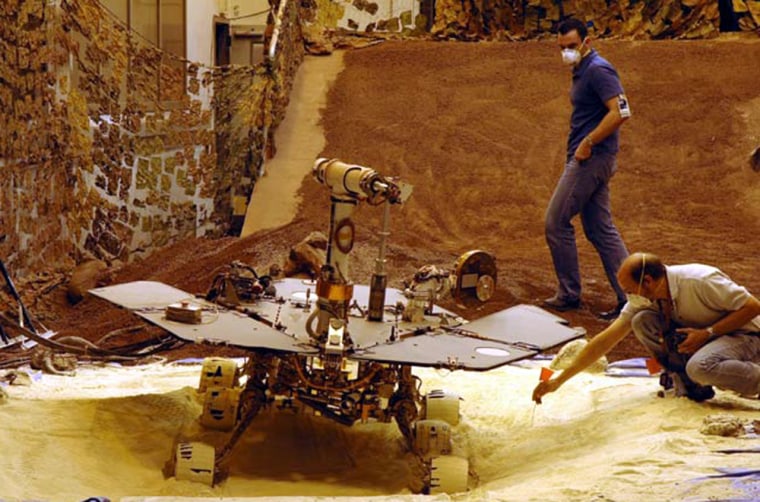 Image: Mars Exploration Rover model