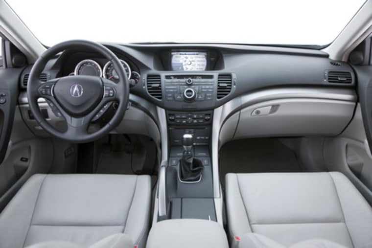 Image: Interior of the 2009 Acura TSX