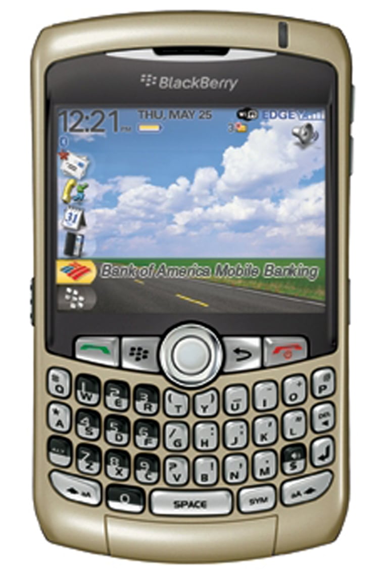 Image: Bank of America icon on BlackBerry