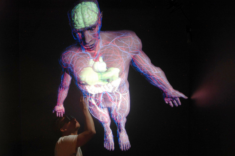 Image: The world's first virtual computer model of a human body.