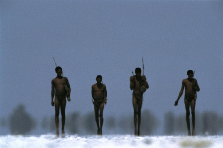Image: Khoisan tribesmen