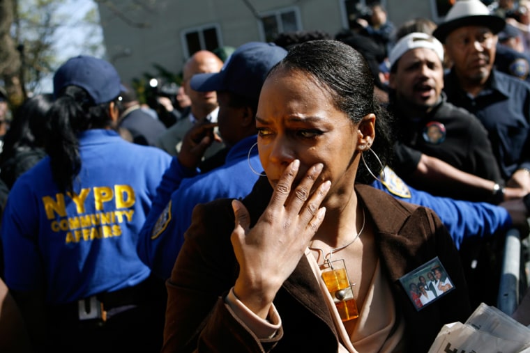 Image: A woman reacts to the verdict