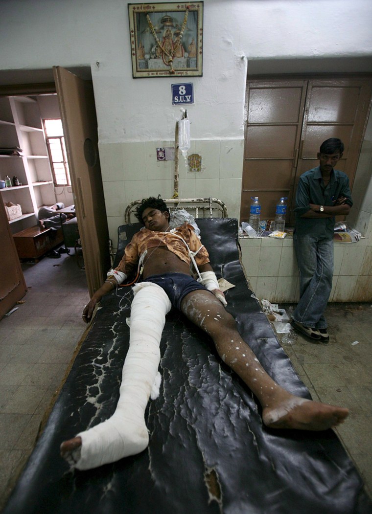 Image: Indian blast victim in Jaipur