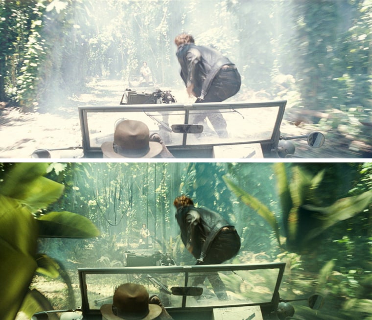 Image: special effects in Indiana Jones movie