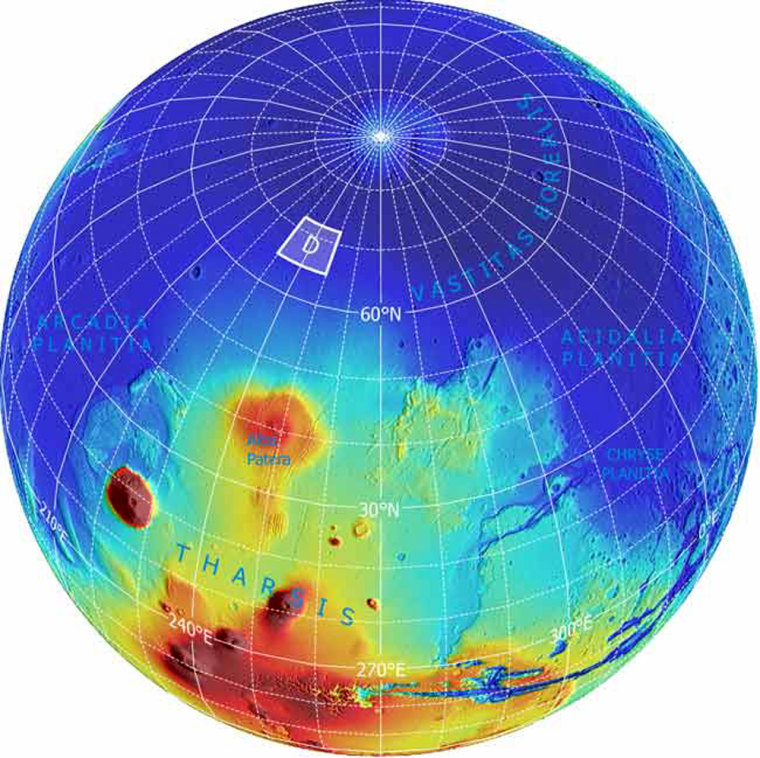 Image: Globe of Mars