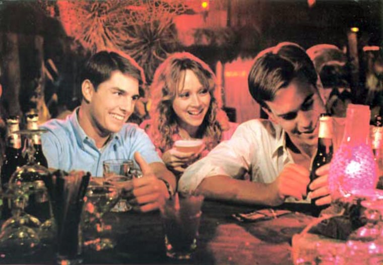 Neither beer nor a slick Internet shrine will ever make the world forget that Tom Cruise starred opposite Shelley Long in the 1983 teen romp, "Losin' It." Oh, and we're not forgetting the couch-jumping incident either. 