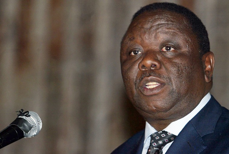 Image: Zimbabwean Movement for Democratic Change (MDC) president  Morgan Tsvangirai