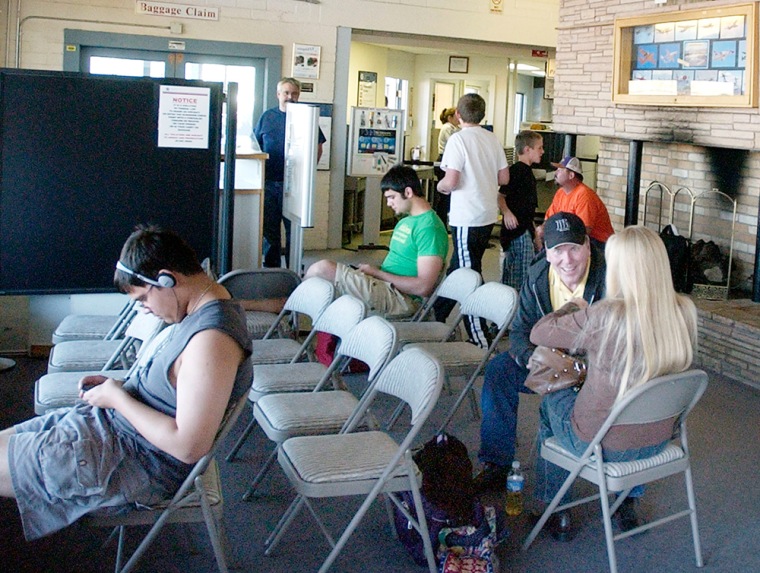 Image: Prescott airport waiting room