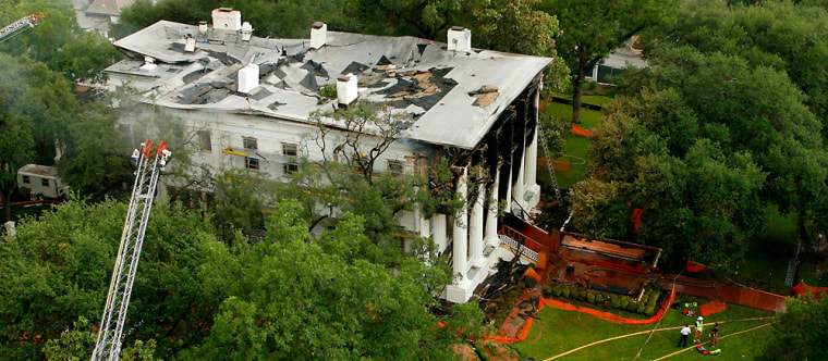Burned Governors Mansion
