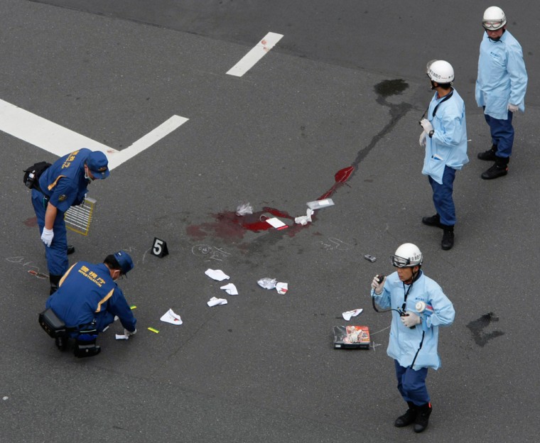 7 reported dead in Tokyo stabbing rampage