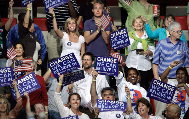 Image: Obama audience members