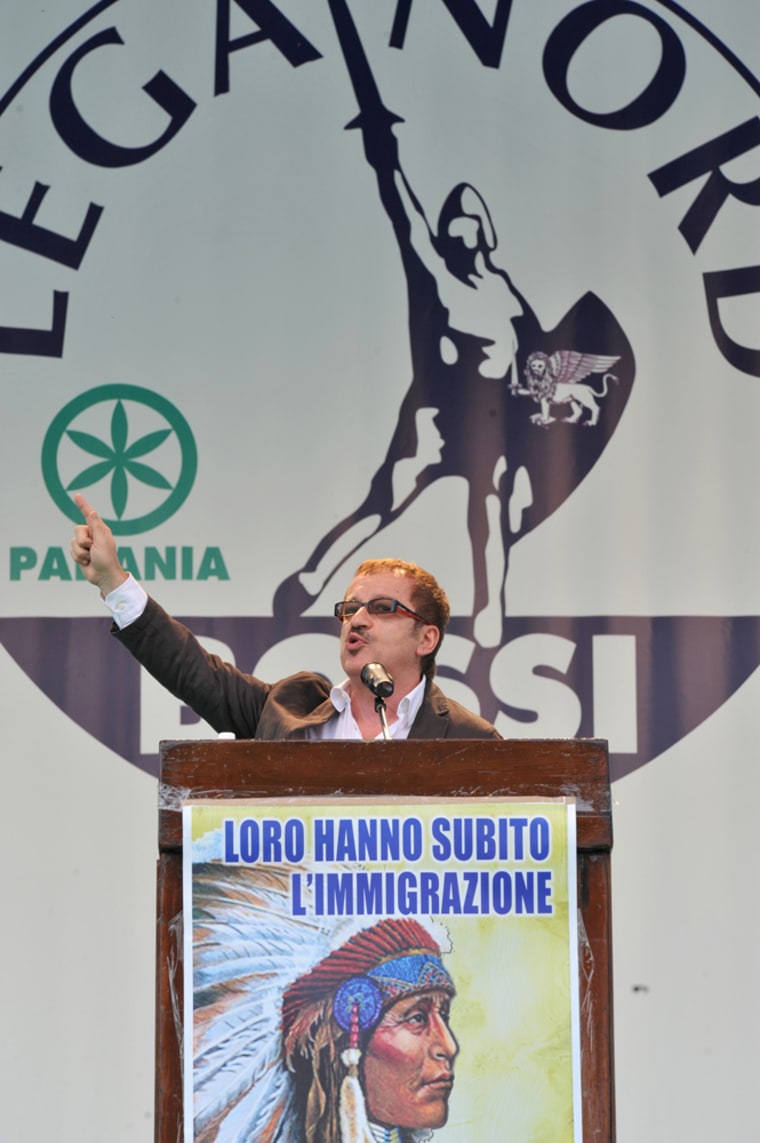 Image: Northern League member and newly appointed Interior Minister Roberto Maroni