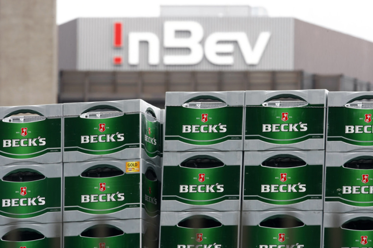 Image: InBEV brewery in Bremen, northern Germany