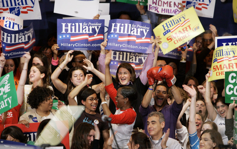 Image: Hillary Rodham Clinton supporters