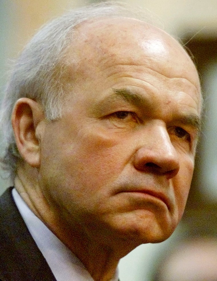 FORMER ENRON CEO KENNETH LAY WAITS AT HEARING ON CAPITOL HILL