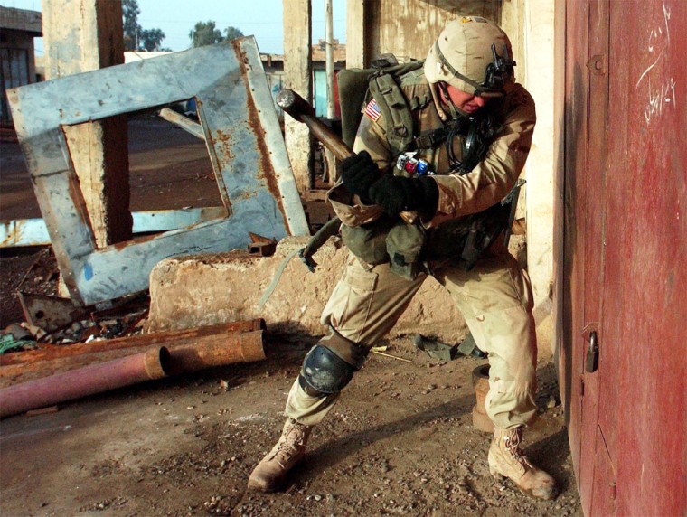 Image: U.S. soldier during Samarra raid
