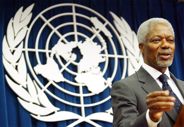 Image: U.N. Secretary General Kofi Annan