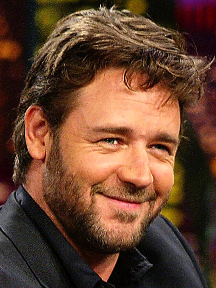 Russell Crowe Appears on The Tonight Show with Jay Leno