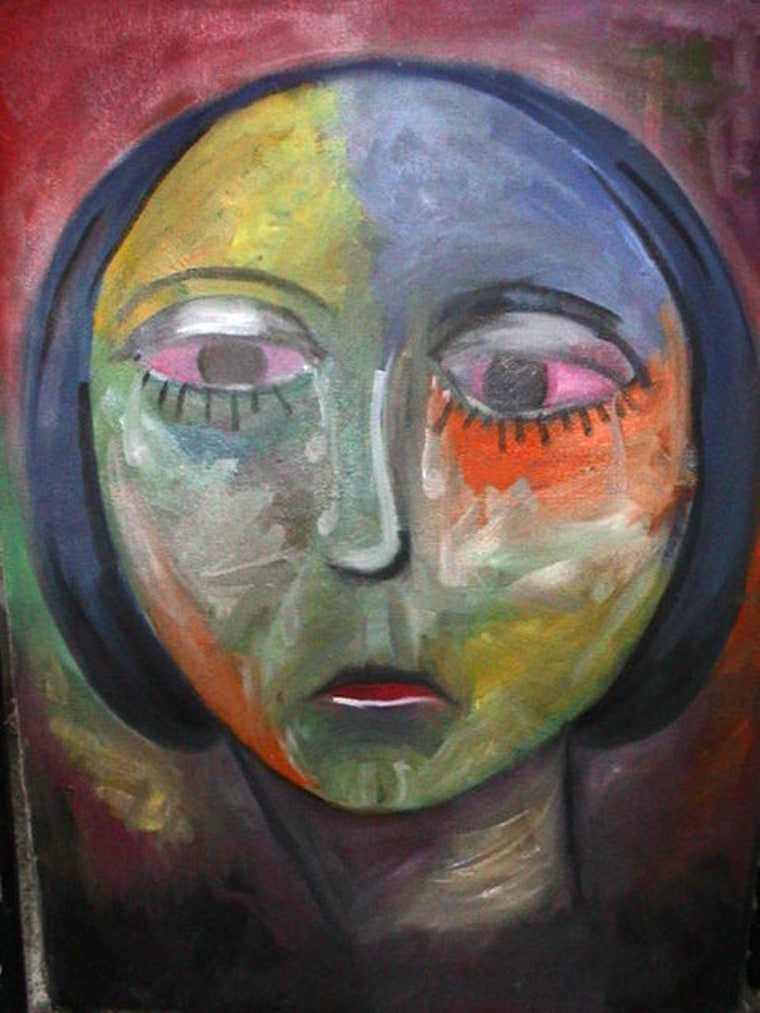 Sad Girl by artist Wisam Rady