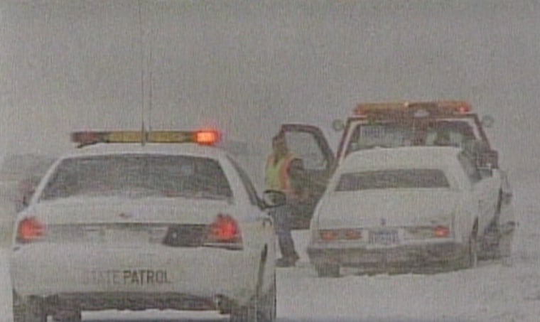 State Patrol officers in Fargo, N.D., saw their share of accidents Wednesday as blizzard-like conditions hit the area.