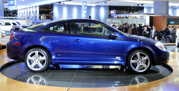 THE 2005 CHEVY COBALT SS IS SHOWN AT THE DETROIT AUTO SHOW