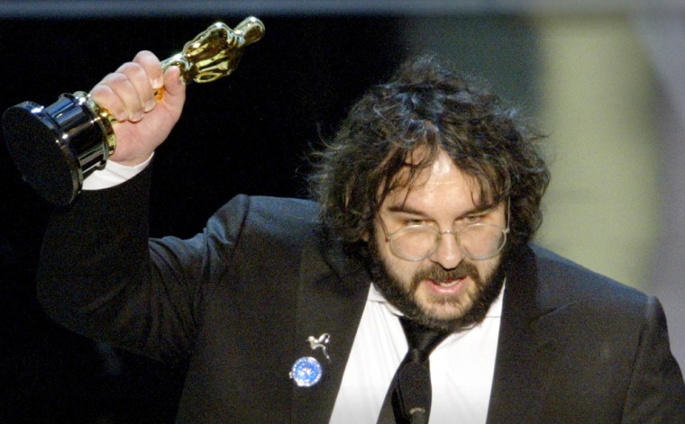 PETER JACKSON ACCEPTS OSCAR FOR BEST DIRECTOR