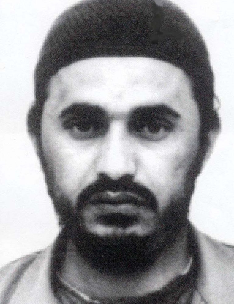 This is an undated photo released in Amman, Jordan, Saturday, Dec. 14. 2002, of Ahmed al-Kalaylah. According to a statement from Jordan's informaton minister, the two men arrested on suspicion of participating in the killing of U.S. diplomat Laurence Foley, Salem Saad bin Suweid and Yasser Fatih Ibrahim, admitted to connections with al-Kalaylah, a Jordanian fugitive also known as Abu Musaab al-Zarqawi. German officials have said al-Zarqawi is an al-Qaida commander assigned to orchstrate attacks on Europe. (AP Photo/HO-Petra)