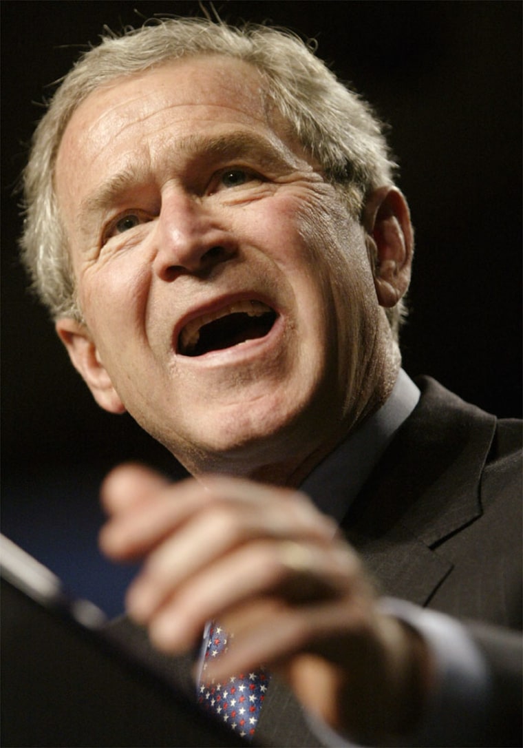 U.S. PRESIDENT BUSH TALKS ABOUT THE ECONOMY IN CLEVELAND